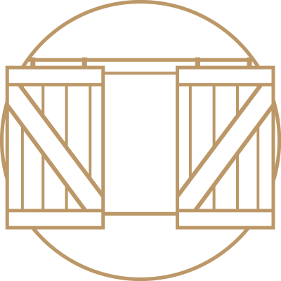 Westcoast Barn Doors Logo Symbol