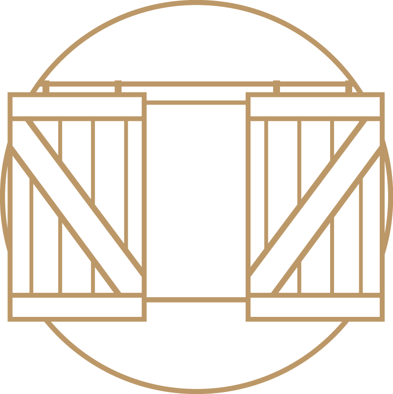 Westcoast Barn Doors Logo Symbol